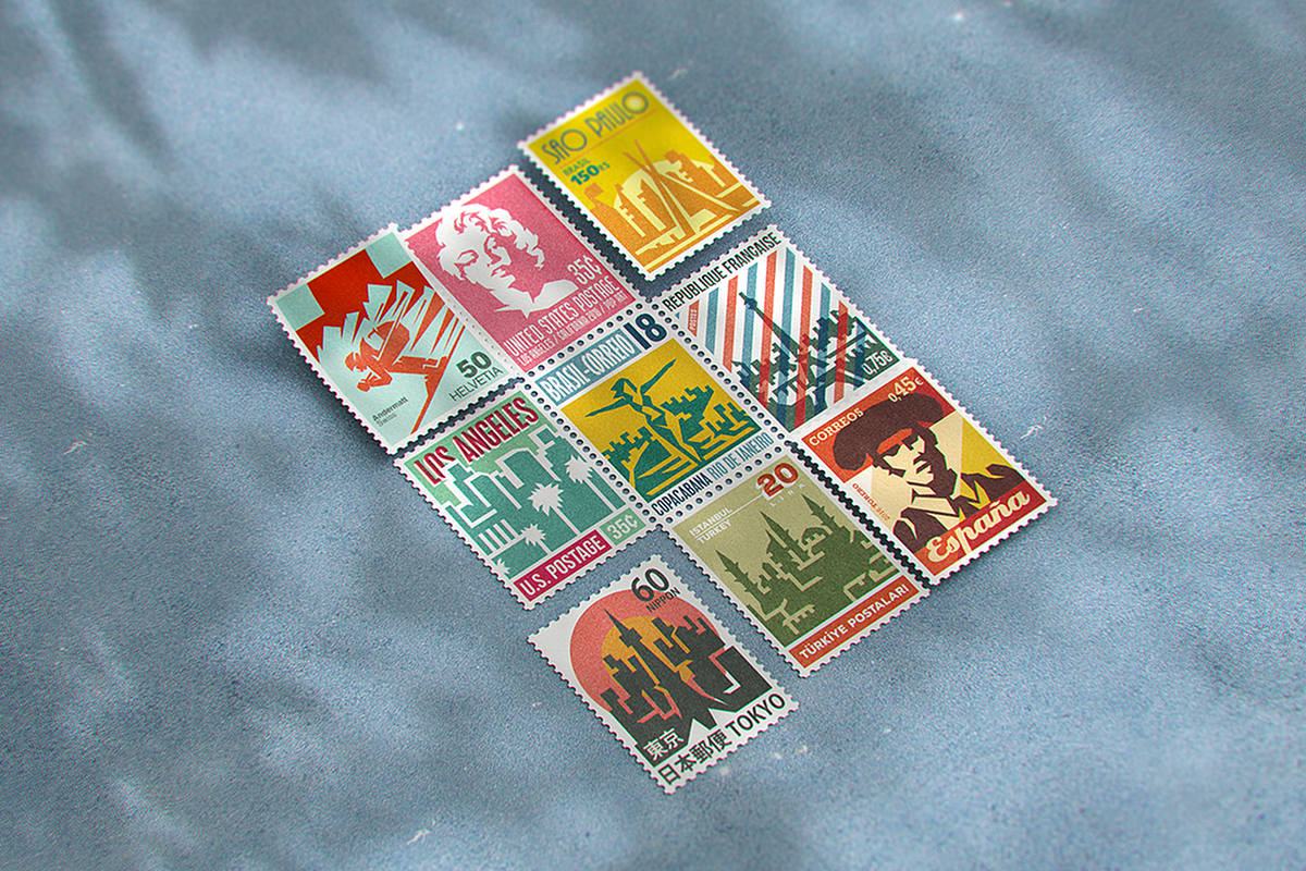 Postage Stamp MockUp v1, a Product Mockup by coloformia (Photo 3 of 13)