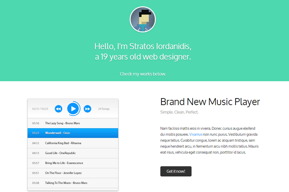 Ireland - Portfolio (HTML/CSS), a Websites & App Template by iamstratos (Photo 1 of 3)