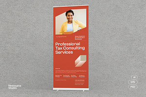 Tax Consultant Services Banner, a Stationery Template by Neermana