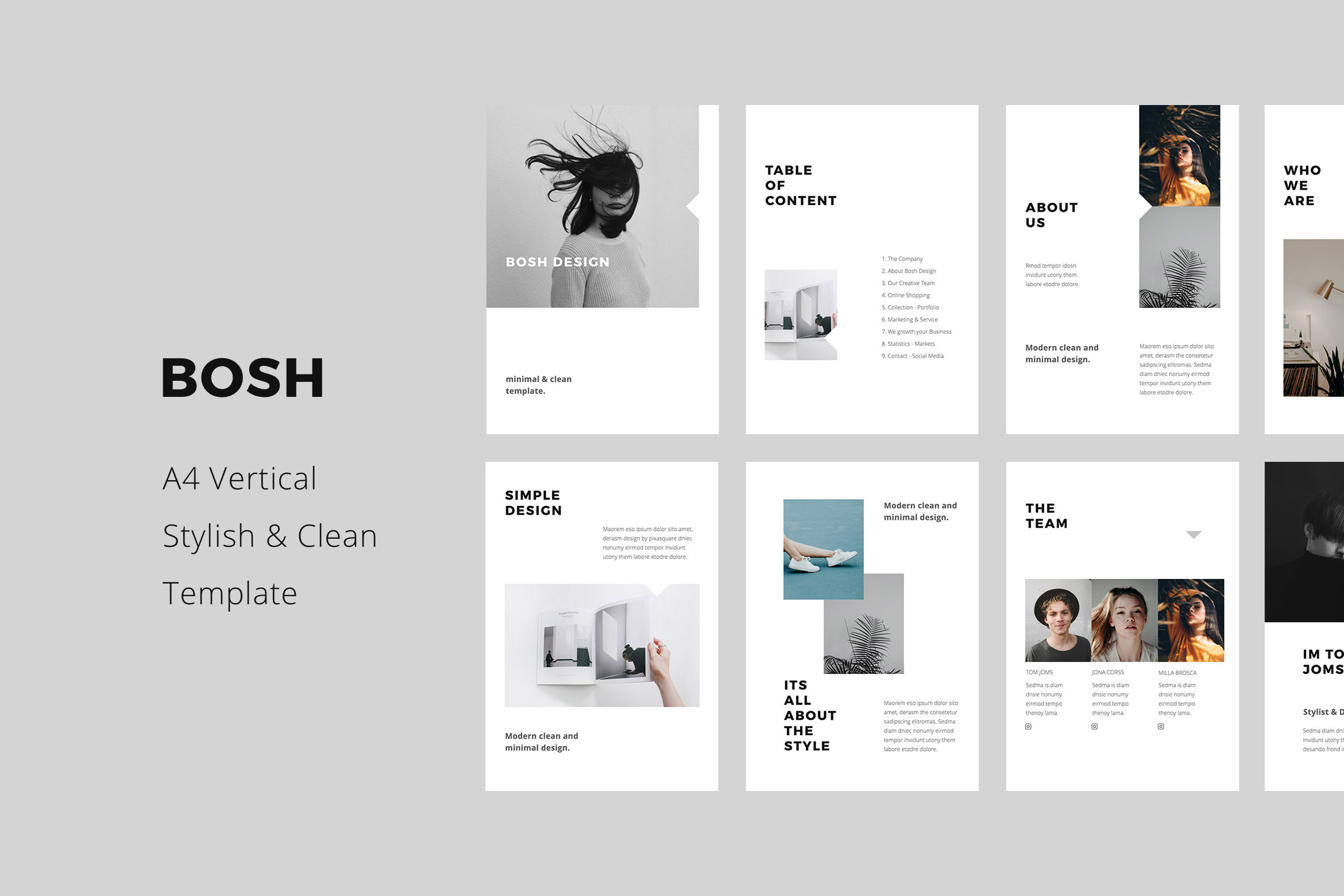 Bosh Google Slides Vertical Template by Pixasquare  Creative Market