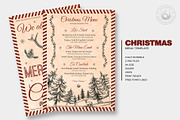 Christmas Menu Template V8, a Flyer Template by ThatsDesignArt (Thumbnail 2 of 7)