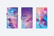 Vibrant Instagram Posts and Stories, a Texture Graphic by Polar Vectors (Thumbnail 9 of 14)
