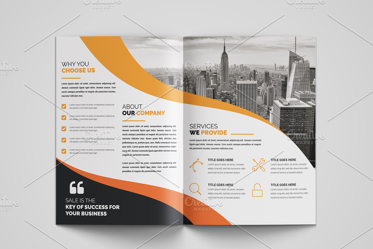 Corporate Bifold Brochure Template, a Brochure Template by Alice_s (Photo 10 of 12)
