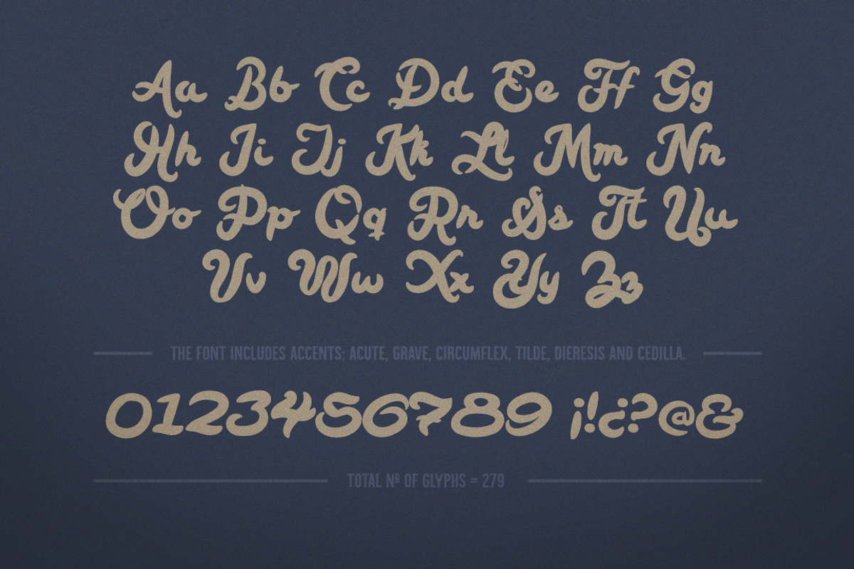 Carmela Bold Script preview 2