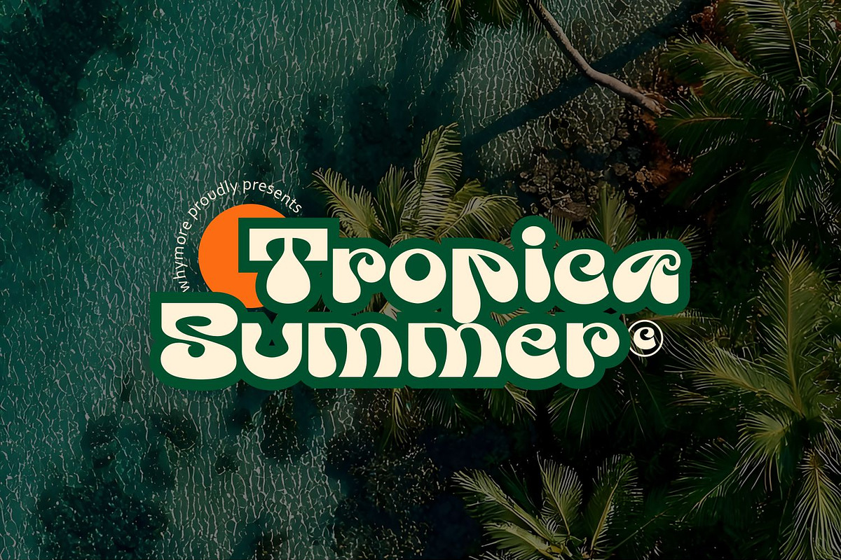 Gabel bold tropical retro font, a Slab Serif Font by WhymoreArt (Photo 5 of 12)