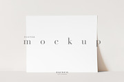 Customizable Horizontal Poster Mock, a Mockup by HALFTOUNE (Thumbnail 1 of 5)