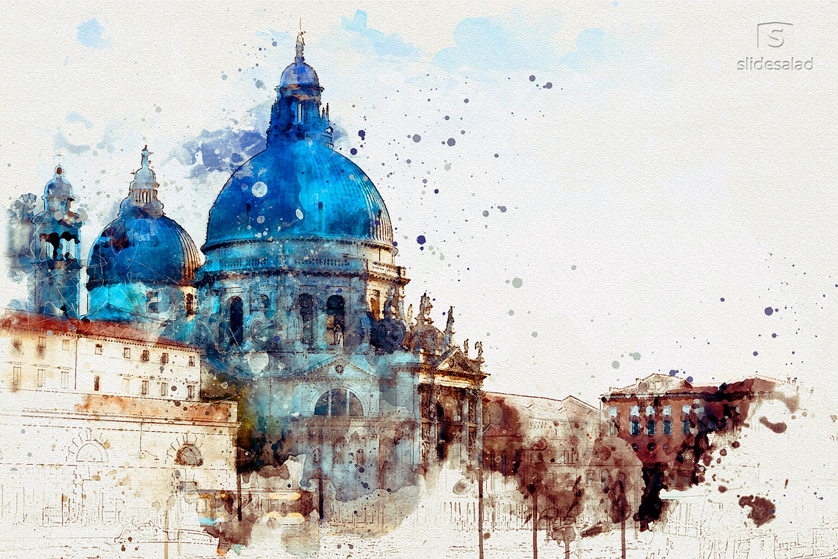Watercolor Photoshop Mock-ups, an Action Add-On by SlideSalad (Photo 3 of 36)