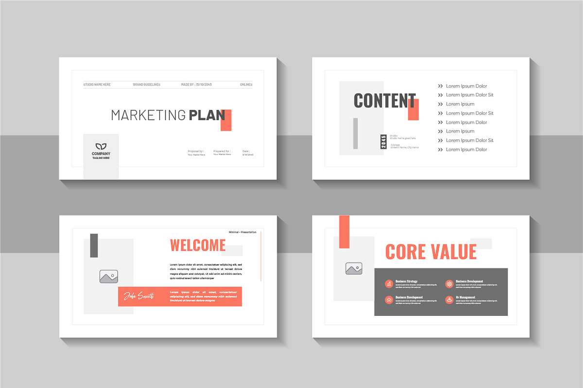 Modern Business Marketing Plan, a Presentation Template by Pavel_design (Photo 2 of 4)