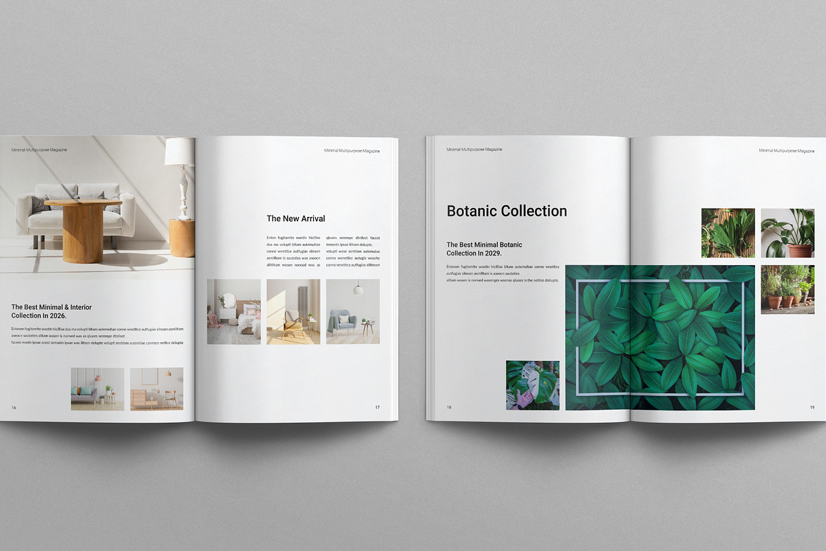 Minimal Multipurpose Magazine, a Magazine Template by E-Type (Photo 7 of 11)