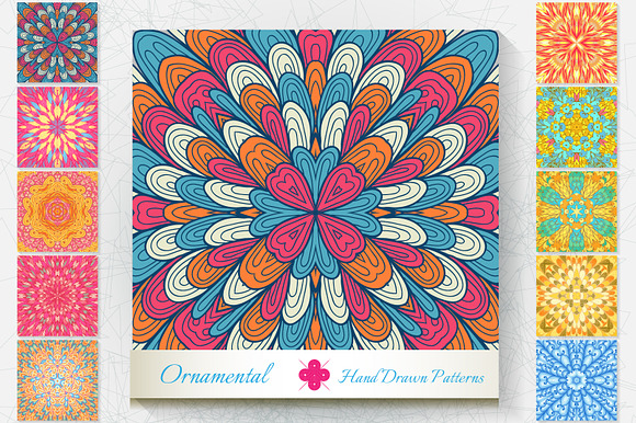 10 Ornamental Patterns. Set3