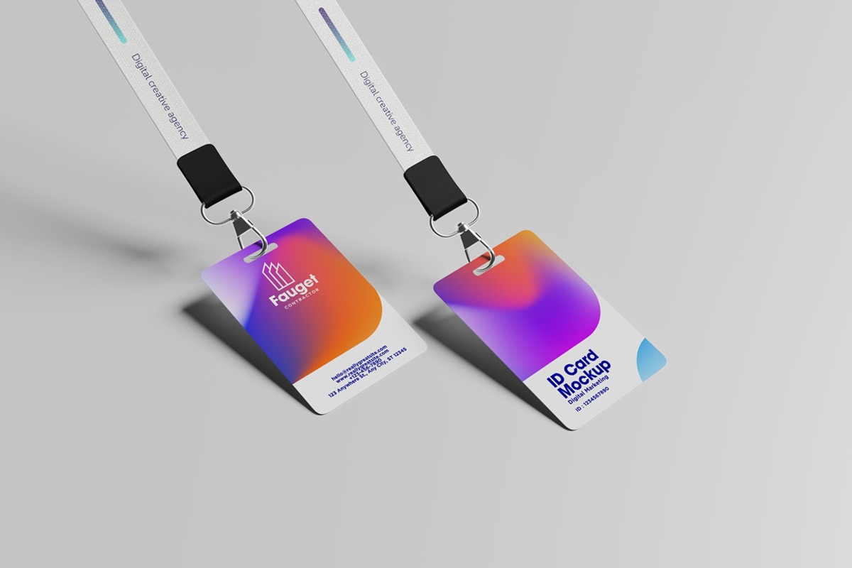 ID Card Mockup, a Product Mockup by PixelPiknik (Photo 6 of 8)