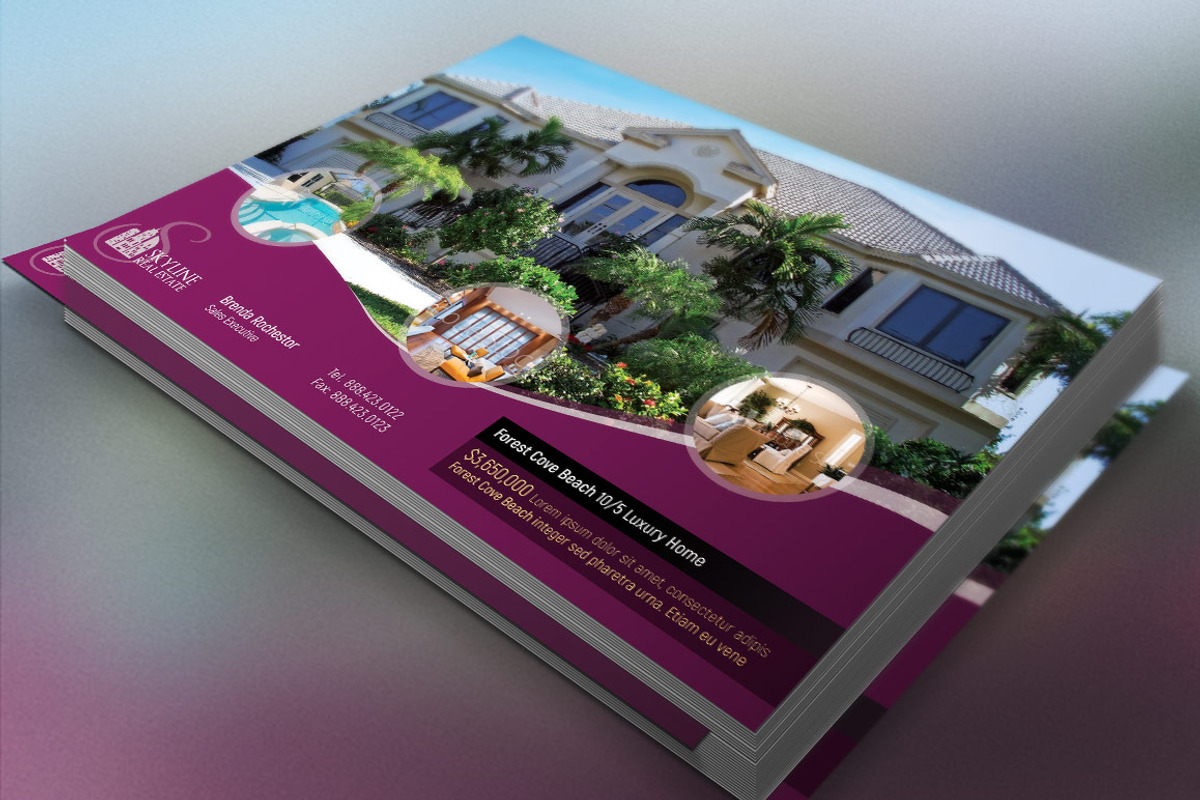 Real Estate EDDM Postcard Template, a Flyer Template by Godserv Designs (Photo 3 of 6)