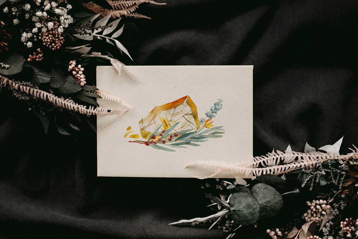 Spicy Fall herbs & berries, a Decorative Illustration by Volha Studio (Photo 2 of 9)