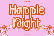 Happie Night - Playful Display Font, a Handwritten Font by Inviline.co (Thumbnail 1 of 10)