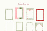 Christmas Frames & Bows Whimsy Set, an Object Graphic by Calamar Studio (Thumbnail 12 of 12)