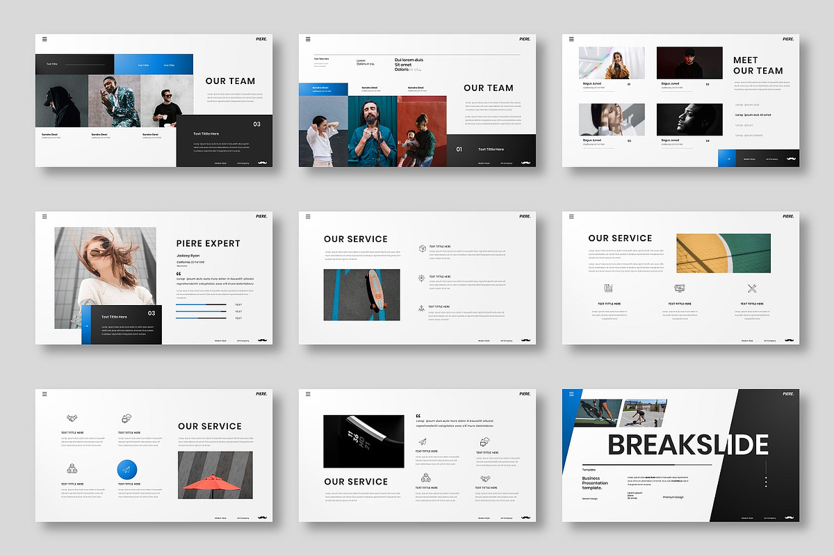 Piere - Business Google Slide, a Presentation Template by Dens Creative Studio (Photo 3 of 6)