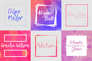Feminine Logo Creator Kit - Square, a Branding & Logo Template by Pulp Creative Studios (Thumbnail 5 of 9)
