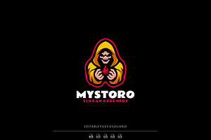 Wizard Mascot Logo Design, a Branding & Logo Template by Artnivora.Std