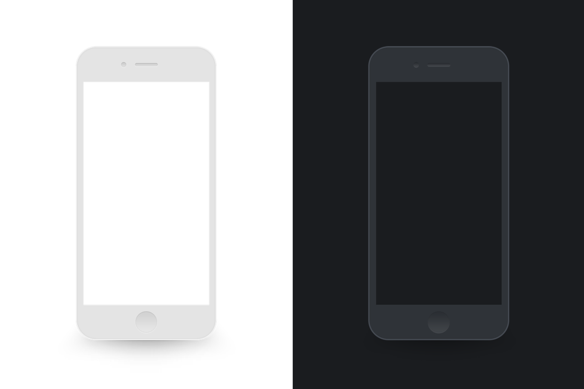 8Multi Device PS Flat/Vector Mockups, an iPhone Mockup by andresvizio (Photo 7 of 12)