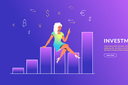 Investments & Analytics graphs, a Finance Illustration by Julia Tim (Thumbnail 2 of 5)