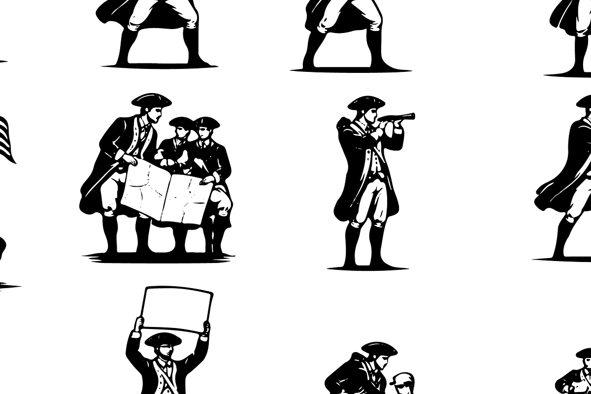 American Patriot Silhouette Set, an Object Graphic by RT Studio (Photo 3 of 3)