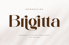 Brigitta - Modern Sans Serif