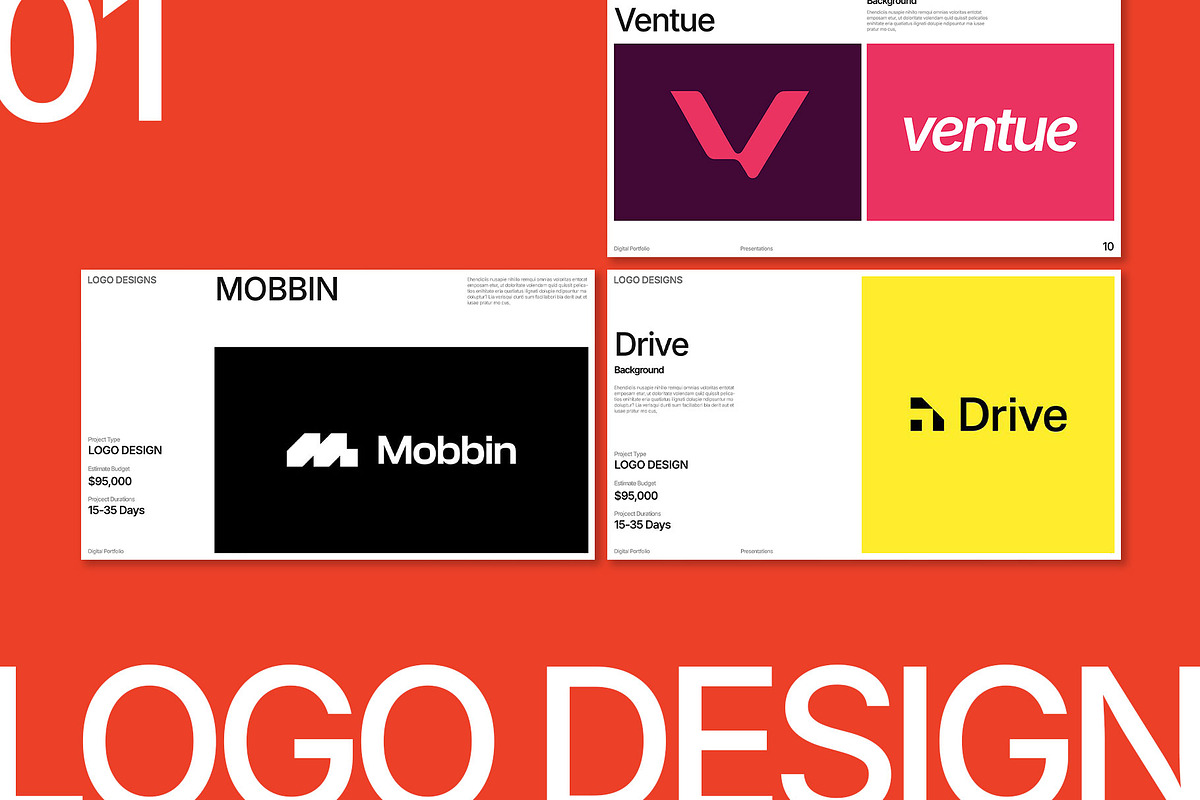 Digital Portfolio Presentation Deck, a Presentation Template by Templeste (Photo 3 of 9)