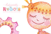 Watercolor Robots Party, an Animal Illustration by antuanetto (Thumbnail 4 of 15)