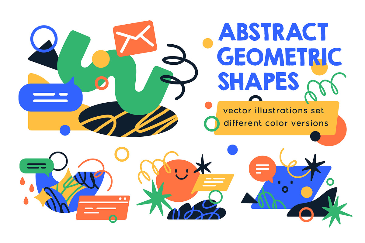 Abstract shapes, geometric elements, a Decorative Illustration by Good Studio (Photo 1 of 8)