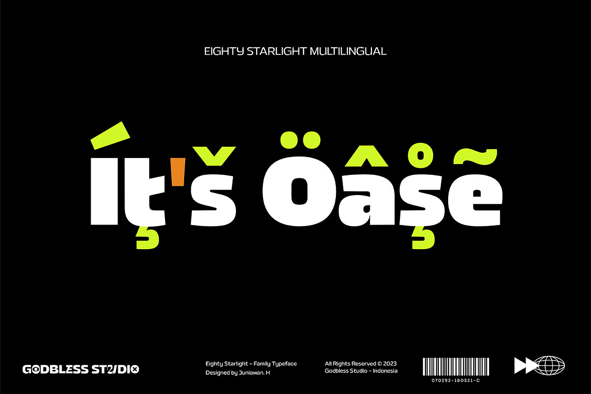 Eighty Starlight, a Sans Serif Font by Godbless Studio (Photo 11 of 18)