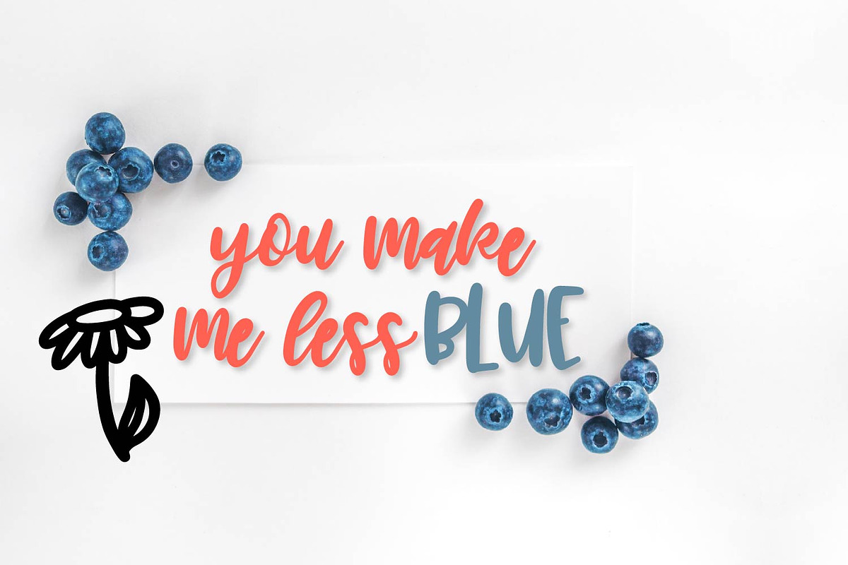 Fly Away Lady - A Font Trio preview 2