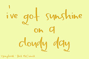 Springbreak Sans, a Script Font by Beck McCormick (Thumbnail 7 of 8)