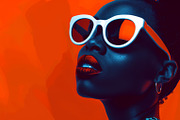 109 Fashion models in sunglasses, a Beauty & Fashion Photo by Handmadefont (Thumbnail 11 of 113)