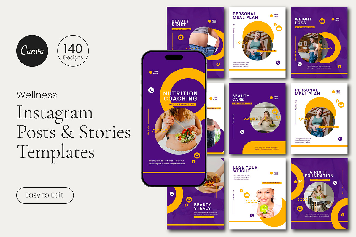Fitness & Health Instagram Templates