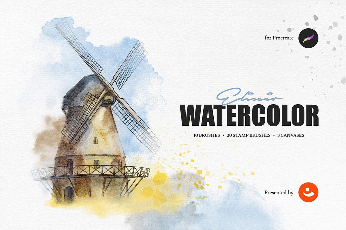 12-in-1 Procreate Brushes Bundle, a Brush Add-On by pixelbuddha.net (Photo 3 of 15)