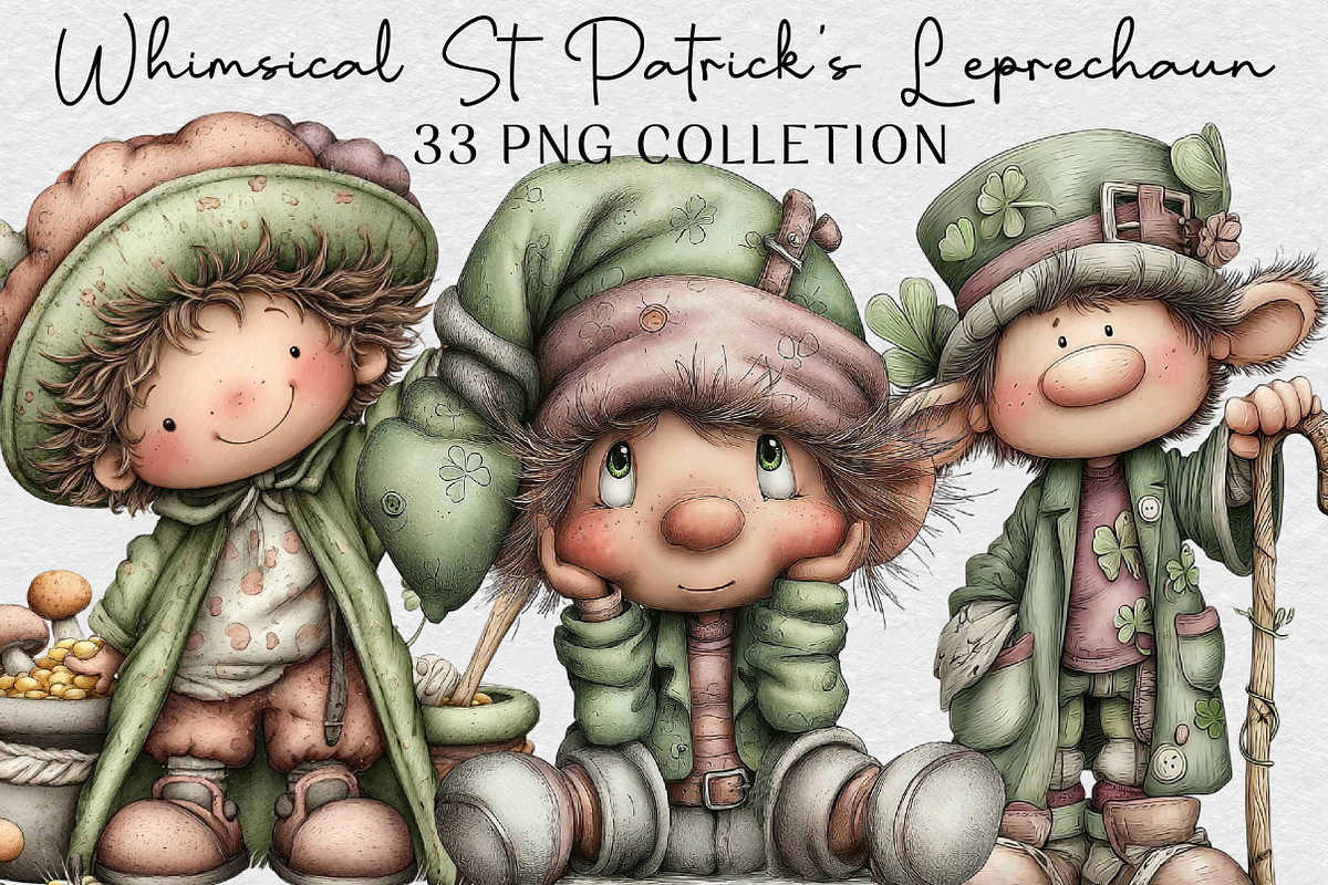 Whimsical St Patrick’s Leprechaun, an Illustration by DreamCafeArt (Photo 1 of 6)