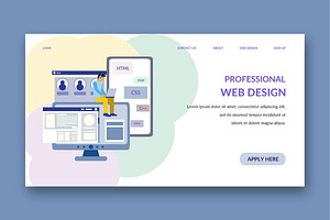 Web Design - Banner & Landing Page