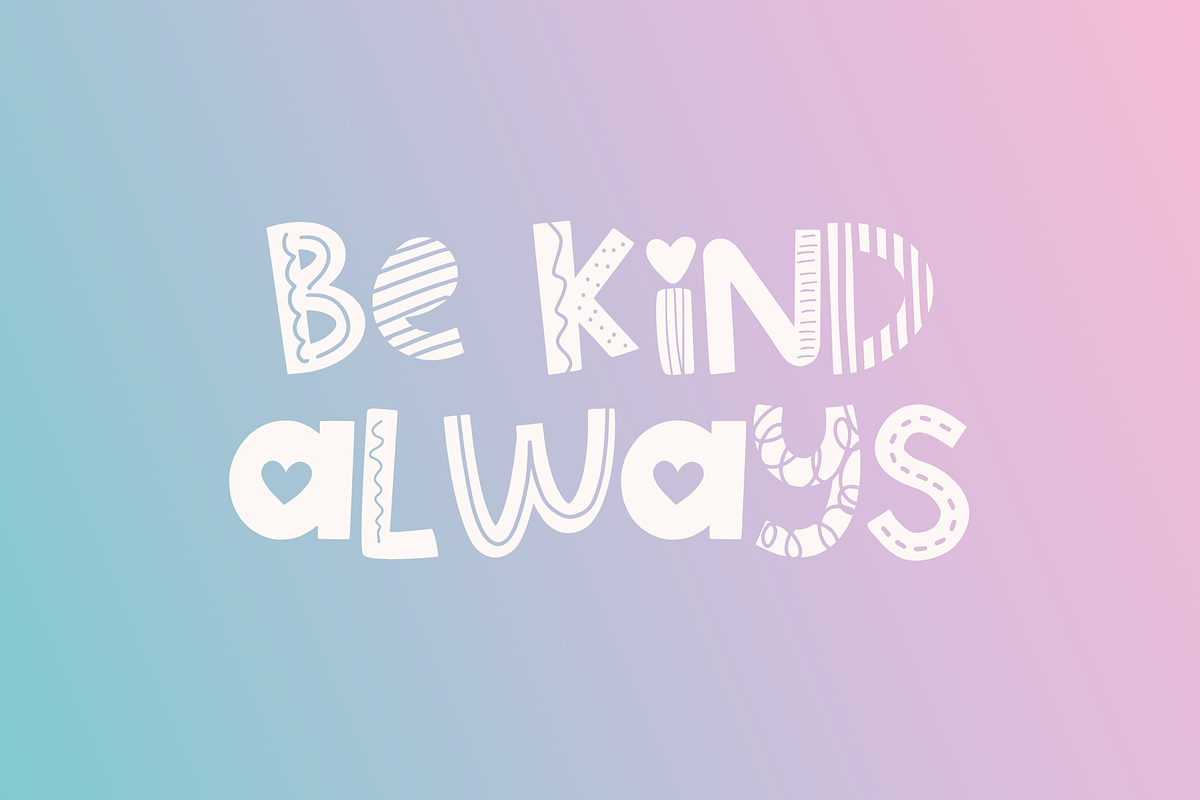 Playful Font with Fun Rainbow Patterns preview 8