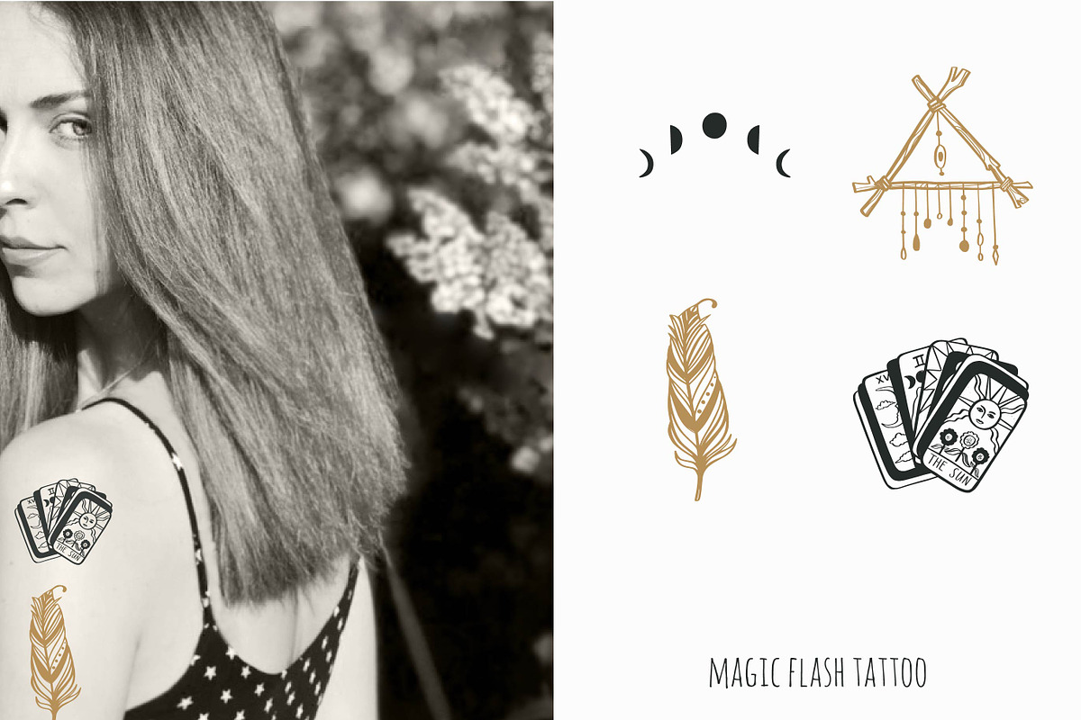 Whimsical Witchcraft hand drawn set, an Illustration by Wild Muse (Photo 6 of 9)
