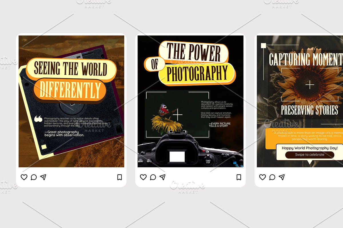 Photography Day - Instagram Post, a Social Media Template by Izdihaar_Studio (Photo 3 of 4)