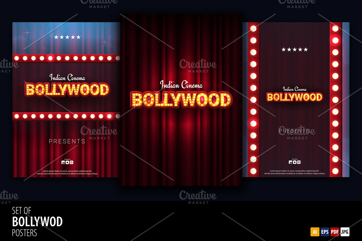 Bollywood Posters for Indian Cinema, a Flyer Template by Leo Edition (Photo 1 of 4)