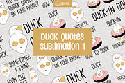 Cute Duck Funny Witty Quotes Meme 1, a Stationery Template by creationsbyapuruh (Thumbnail 1 of 7)