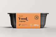 Square Food Container Mock-up, a Cups & Container Mockup by Yogurt86 (Thumbnail 10 of 13)