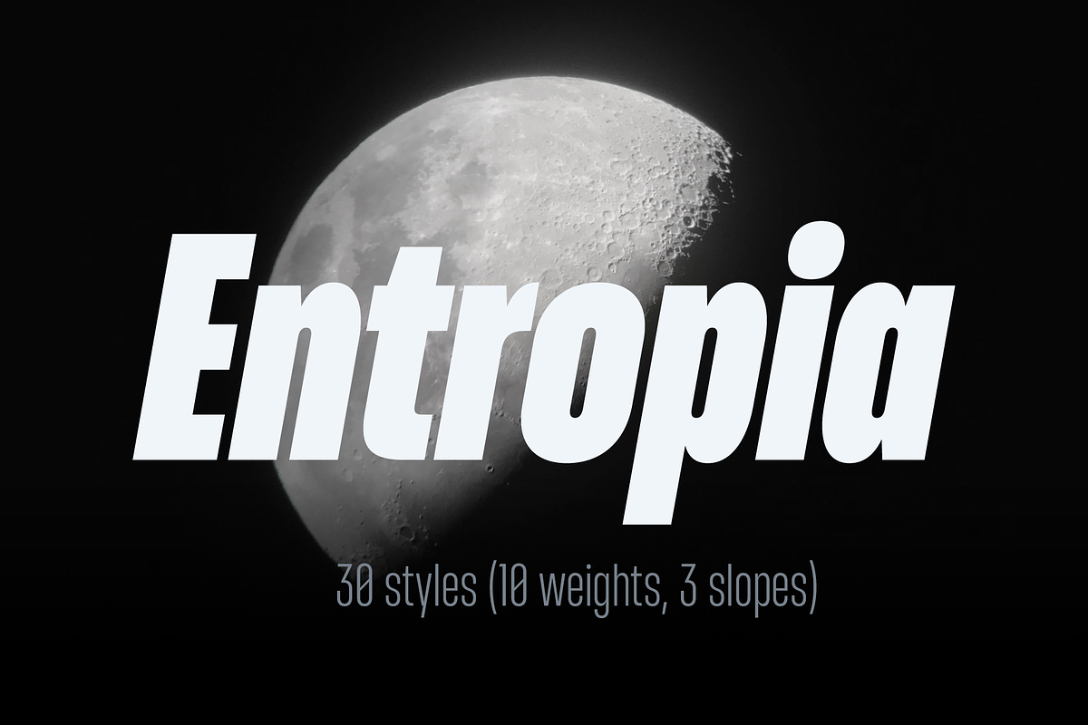 Entropia — condensed geometric sans, a Sans Serif Font by Slava Antipov (Photo 1 of 14)