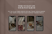 50 Coffee Instagram Reel Templates, a Social Media Template by SociallyyCreative (Thumbnail 3 of 10)
