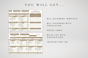 Google Sheets Bill Tracker 2024