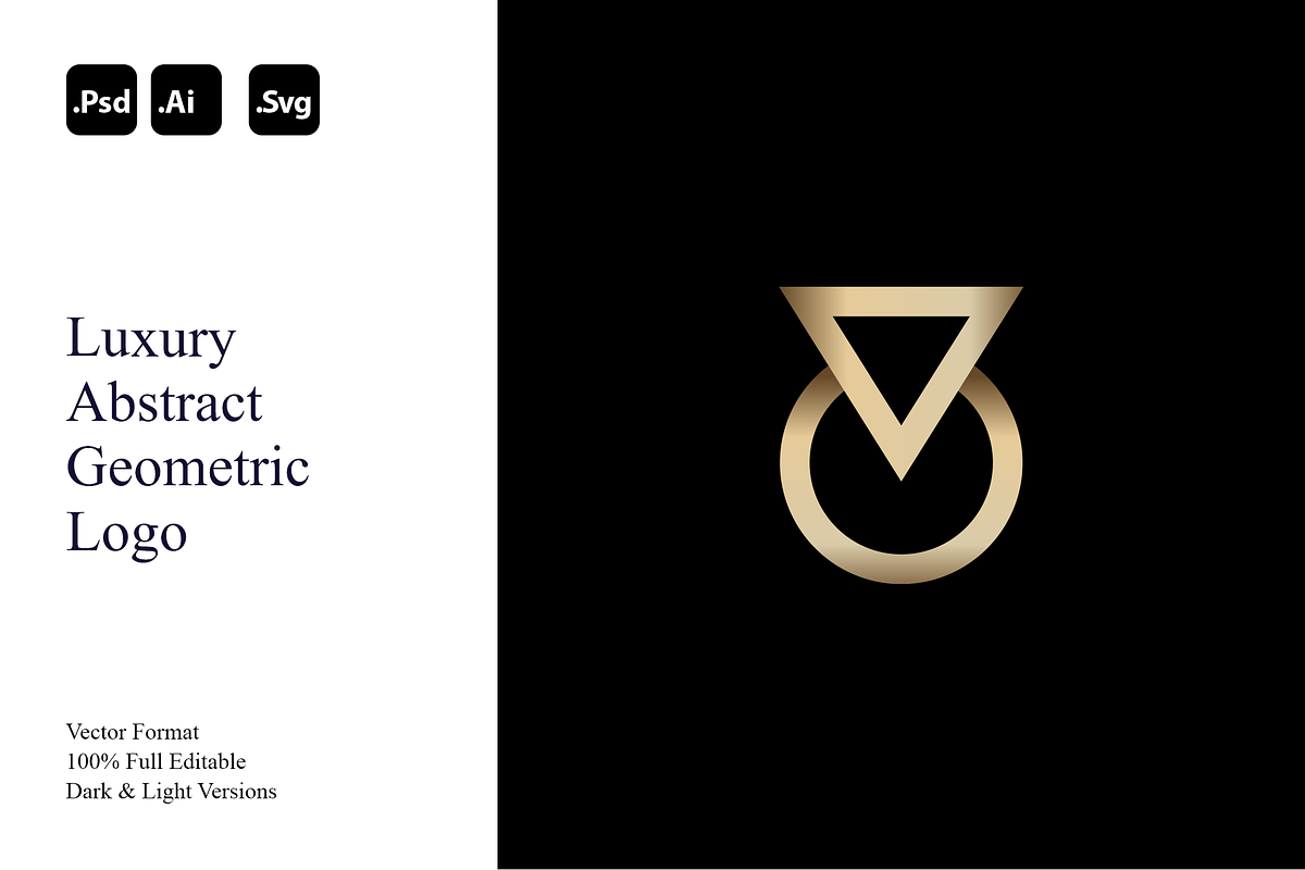 Luxury Abstract Geometric Logo, a Branding & Logo Template by Luxury Logos (Photo 1 of 4)