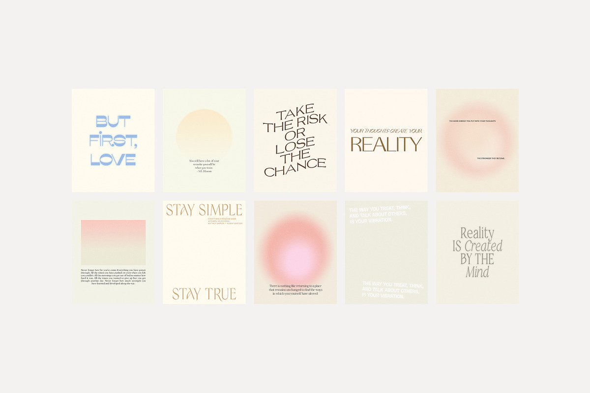 Instagram Quotes Posts Stories PS, a Social Media Template by Love Radiation Studio (Photo 18 of 22)