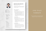 Moderm Resume - Benn Beckman, a Resume Template by AntDesignStudio (Thumbnail 2 of 9)