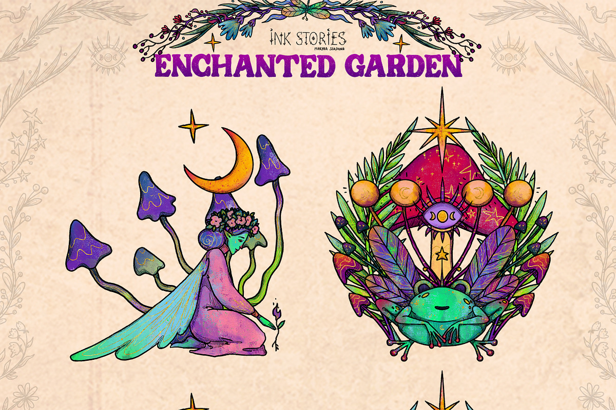 Enchanted Garden Fairies and Flowers, a Person Illustration by Ink Stories (Photo 9 of 24)